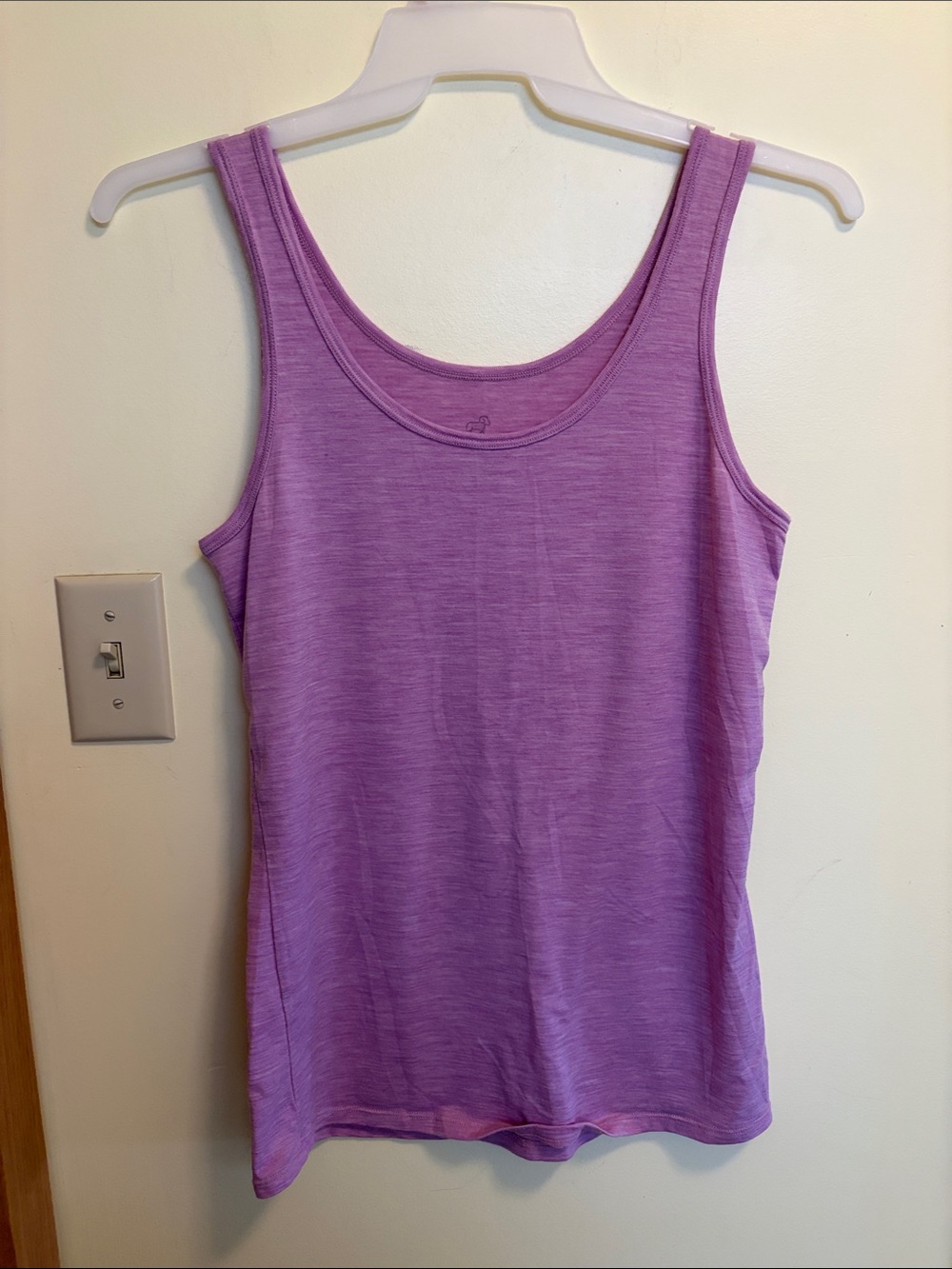 WoolX Women’s Lavender Scoop Neck Tank Top